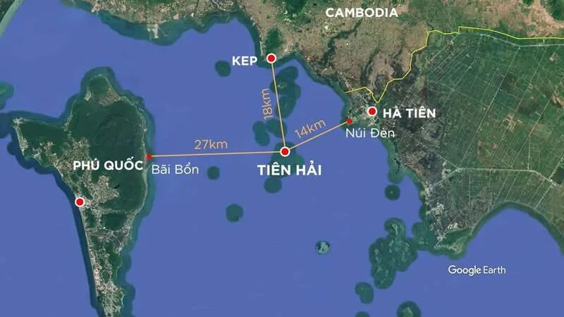 Phú Quốc thuộc vùng Tây Nam Bộ, gần Hà Tiên, Rạch Giá, quần đảo Nam Du và nhiều điểm đến biển đảo nổi tiếng khác.