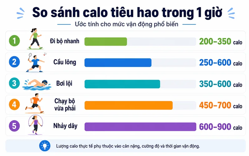 So với nhiều môn thể thao khác, cầu lông có khả năng đốt calo tốt nếu chơi đều và đúng cường độ.