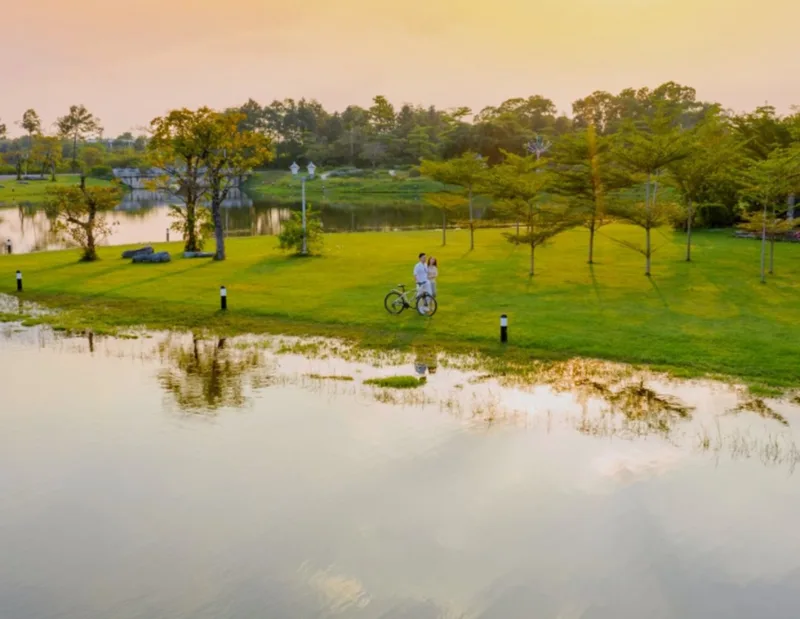 Lịch trình Đại Lải 1 ngày giúp bạn dạo hồ, ăn trưa, vui chơi và quay về Hà Nội trong ngày